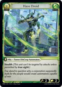 Haze Droid - .asphodel/paradise - Grand Archive TCG card