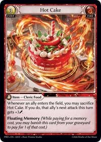 Hot Cake - .asphodel/paradise - Grand Archive TCG card