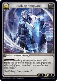Hulking Rearguard - .asphodel/paradise - Grand Archive TCG card
