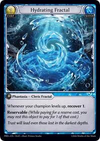 Hydrating Fractal - .asphodel/paradise - Grand Archive TCG card
