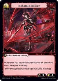 Ischemic Soldier - .asphodel/paradise - Grand Archive TCG card