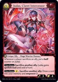 Judas, Claret Intercessor - .asphodel/paradise - Grand Archive TCG card