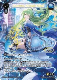 Lorraine, Arclight Saber (CUR) - .asphodel/paradise - Grand Archive TCG card