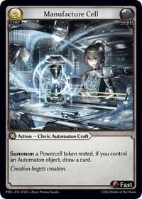 Manufacture Cell - .asphodel/paradise - Grand Archive TCG card