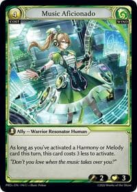 Music Aficionado - .asphodel/paradise - Grand Archive TCG card