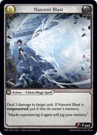 Nascent Blast - .asphodel/paradise - Grand Archive TCG card