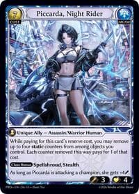 Piccarda, Night Rider - .asphodel/paradise - Grand Archive TCG card