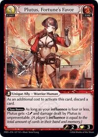 Plutus, Fortune's Favor - .asphodel/paradise - Grand Archive TCG card
