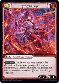 Pyrolysis Sage - .asphodel/paradise - Grand Archive TCG card