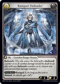 Rampart Defender - .asphodel/paradise - Grand Archive TCG card