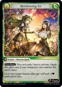 Reinforcing Air - .asphodel/paradise - Grand Archive TCG card