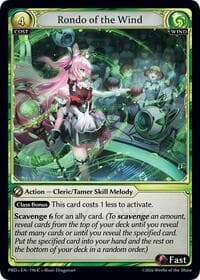 Rondo of the Wind - .asphodel/paradise - Grand Archive TCG card