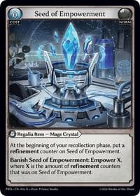 Seed of Empowerment - .asphodel/paradise - Grand Archive TCG card