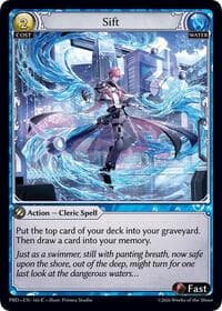 Sift - .asphodel/paradise - Grand Archive TCG card