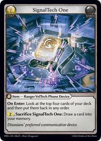 SignalTech One - .asphodel/paradise - Grand Archive TCG card