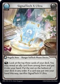 SignalTech X Ultra - .asphodel/paradise - Grand Archive TCG card