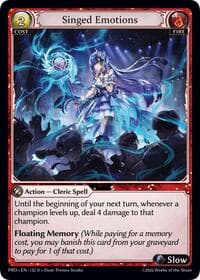 Singed Emotions - .asphodel/paradise - Grand Archive TCG card