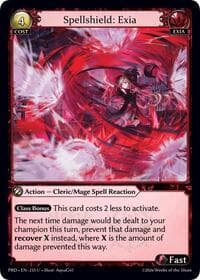 Spellshield: Exia - .asphodel/paradise - Grand Archive TCG card