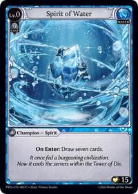 Spirit of Water - .asphodel/paradise - Grand Archive TCG card