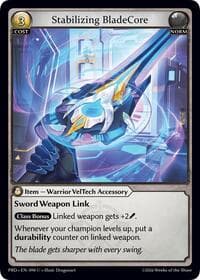 Stabilizing BladeCore - .asphodel/paradise - Grand Archive TCG card