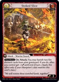 Stoked Slice - .asphodel/paradise - Grand Archive TCG card