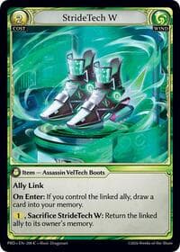 StrideTech W - .asphodel/paradise - Grand Archive TCG card