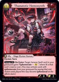 Thanatotic Hemosynth - .asphodel/paradise - Grand Archive TCG card