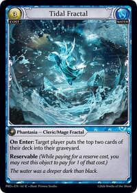Tidal Fractal - .asphodel/paradise - Grand Archive TCG card