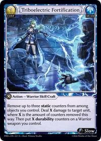 Triboelectric Fortification - .asphodel/paradise - Grand Archive TCG card