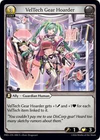 VelTech Gear Hoarder - .asphodel/paradise - Grand Archive TCG card