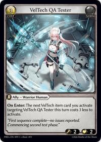 VelTech QA Tester - .asphodel/paradise - Grand Archive TCG card