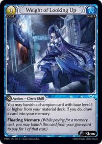 Weight of Looking Up - .asphodel/paradise - Grand Archive TCG card