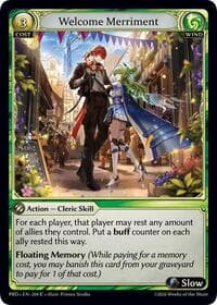 Welcome Merriment - .asphodel/paradise - Grand Archive TCG card