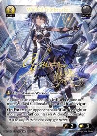 Wicked Gildbreaker (CSR) - .asphodel/paradise - Grand Archive TCG card