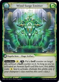 Wind Surge Emitter - .asphodel/paradise - Grand Archive TCG card