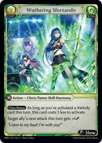 Wuthering Sforzando - .asphodel/paradise - Grand Archive TCG card