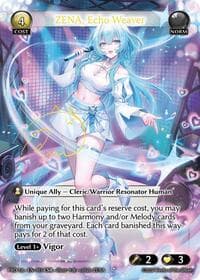 ZENA, Echo Weaver (CSR) - .asphodel/paradise - Grand Archive TCG card