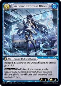Acheron Express Officer (Interference Curio Foil) - .asphodel/paradise - Grand Archive TCG card