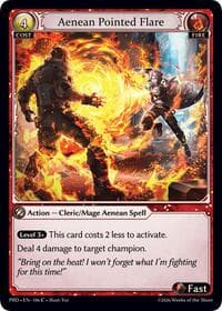 Aenean Pointed Flare (Interference Curio Foil) - .asphodel/paradise - Grand Archive TCG card