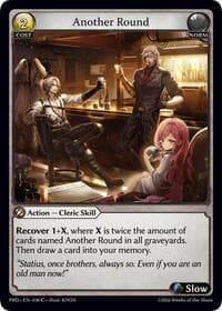Another Round (Interference Curio Foil) - .asphodel/paradise - Grand Archive TCG card