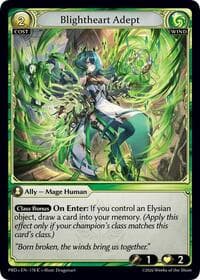 Blightheart Adept (Interference Curio Foil) - .asphodel/paradise - Grand Archive TCG card