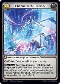 ChannelTech Charm S (Interference Curio Foil) - .asphodel/paradise - Grand Archive TCG card
