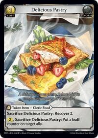 Delicious Pastry (Interference Curio Foil) - .asphodel/paradise - Grand Archive TCG card