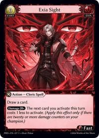 Exia Sight (Interference Curio Foil) - .asphodel/paradise - Grand Archive TCG card