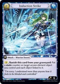 Induction Strike (Interference Curio Foil) - .asphodel/paradise - Grand Archive TCG card