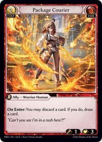 Package Courier (Interference Curio Foil) - .asphodel/paradise - Grand Archive TCG card