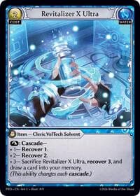 Revitalizer X Ultra (Interference Curio Foil) - .asphodel/paradise - Grand Archive TCG card
