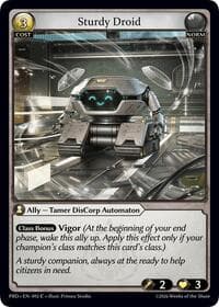 Sturdy Droid (Interference Curio Foil) - .asphodel/paradise - Grand Archive TCG card