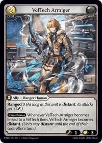 VelTech Armiger (Interference Curio Foil) - .asphodel/paradise - Grand Archive TCG card
