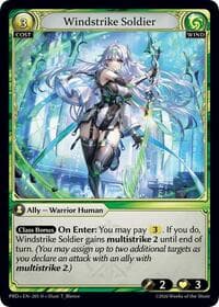 Wuthering Sforzando (Interference Curio Foil) - .asphodel/paradise - Grand Archive TCG card